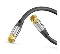 sonero® Premium Sat Cable de Antena/Cable coaxial, 1.50m, Negro