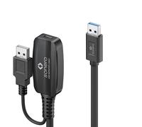 sonero USB 3.2 Gen1x1 Extensión activa - A/C negro - 10,00m