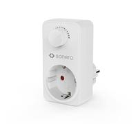 Sonero zócalo dimmer, zócalo adaptador dimmer con control de luminosidad para lámparas LED, lámparas halógenas, lámparas incandescentes con control de luminosidad, blanco