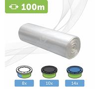 SONESTA 100m. ECO Recarga compatible Tommee Tippee TEC, Twist & Click, Simplee | 100% compatible para Contenedor de Pañales | equivalente 22 recambios | Anti olor +
