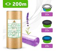200m. ECO Recarga compatible Tommee Tippee TEC,Twist & Click, Simplee | compatible Angel | para Contenedor de Pañales | Fragancia lavanda Anti olor +