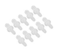 Sonew 10 Conectores de Tubo de Leche para Máquina de café, Conectores de Manguera de Tubo de Leche de Plástico Transparente, Piezas de Repuesto Compatibles con Cafeteras Automáticas