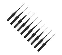 Sonew 10 Sondas de Prueba de Alambre de Punción con Punta de Bolígrafo de 1mm con Pin de 4,0mm para Conector de Piezas de Automóvil 26.010Red (BLACK)