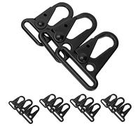Sonew 15 Uds. Clips para Mochila Al Aire Libre, Ganchos para la Boca Agrandados, Llavero con Hebilla Colgante, Cinturón para Manualidades