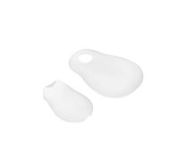 Sonew 2 Alisadores Separadores de Dedos, Cojín Corrector de Juanetes para Aliviar el Dolor, con Aceite Mineral y para Prevenir la Fricción, Talla única