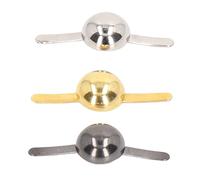 Sonew 300 Piezas de Sujetadores de Metal de Latón Redondos de 10 Mm con Clavos Plateados, Dorados, Plateados y Grises para Manualidades y álbumes de Recortes