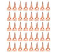 Sonew 40 Piezas de Anillo de Separación de Cabello, Aleación Pulida, Anillo de Sección Trenzado, Herramienta de Dedo, Herramienta de Selección de Separación de Cabello para (Oro