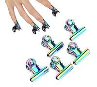 Sonew 5pcs Nagelverlängerungs-Klipps, Multifunción Nagel-Kunst-Zusätze, Acrílico, Uñas Postizas