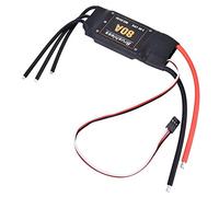 Sonew 80A Controlador de Velocidad Electrónica sin Escobillas con Protección de bajo Voltaje de Batería y Múltiples Modos de Arranque para Aviones y Helicópteros RC