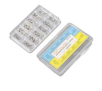 Sonew Adaptador de Abrazadera de Caja de Reloj de 240 Piezas, Juego Profesional de Juntas y Tornillos de Acero Inoxidable, con 10 Tipos de Juntas y 2 Tipos de Tornillos, para ETA