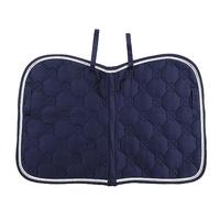 Sonew Almohadilla para Montura de Caballo de Algodón Suave y Transpirable con Asa de Doble Cuerda y Correa para el Vientre para una Experiencia de Conducción Cómoda (Blue)