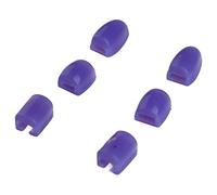 Sonew Almohadillas para Pulgar de Saxofón, Elevadores de Llaves de Silicona, Cojín Cómodo para una Experiencia de Juego Mejorada, 6 uds. (PURPLE)