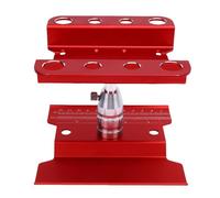 Sonew Amortiguadores de Metal RC 4PCS, Doble Sección para Coches de (Rojo)