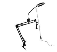 Sonew Aro de Luz de 6 Pulgadas, Soporte Superior para Telefono con | Alimentado por USB, 3 Modos de Color, 10 Niveles de Brillo, Aleación, Ideal para Grabar y Transmitir en Vivo
