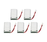 Sonew Batería Confiable para Drones RC de 800 MAh, 5 Piezas para X5C X5SC M68 K60 Plus, Energía de Respaldo para Tiempo Prolongado