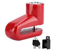 Sonew Bloqueo de Freno de Disco de Seguridad, Cerradura antirrobo del Rotor del Disco Pesado para la Motocicleta, Bicicleta(Red)