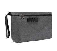 Sonew Bolsa de Carbón Activado a Prueba de Olores, Bolsa de Almacenamiento Portátil a Prueba de Olores con Cerradura de Combinación, para Viajes de Negocios. (Grey)
