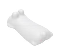 Sonew Bonito Reposamuñecas para Ratón, Almohadilla Ergonómica de Soporte para Muñeca con Forma de Animal con Espuma de PU Suave para Teclado, Ordenador, Escritorio de Oficina (conejo blanco)