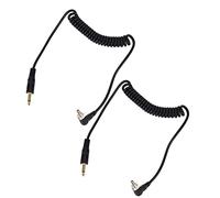Sonew Cable de Sincronización de Sincronización de PC Flash Universal de 3.5 Mm a Macho con Bloqueo de Tornillo para Cámaras Digitales - Cable de Flash de Cámara de Alto Rendimiento - 30 Cm/11.8in