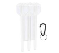 Sonew Caja de Dardos Portátiles Universales con Hebilla de Aluminio Hebilla ABS 3 Dardos de Manga Soporte de Almacenamiento Negro, Compatible con Acero y de Punta Suave (#4)