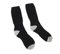 Sonew Calcetines Calefactores Eléctricos Invierno Algodón Grueso Frío Cálido USB Plug-in para Hombres y Mujeres, Gris (Black)