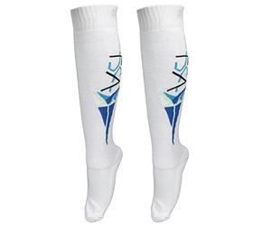 Sonew Calcetines de Esgrima Unisex, Transpirables, Absorbentes del Sudor, Medias de Esgrima de Algodón Peinado Elástico para Hombres y Mujeres, Equipo de Esgrima Protector para