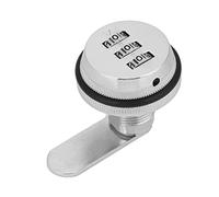 Sonew Camlock con Contraseña de Tres Dígitos de Aleación de Zinc para Cajón y Gabinete - Solución de Seguridad sin Llave (SILVER)