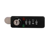 Sonew Cerradura de Combinación para Armarios, Cerradura de Combinación de Dial Mecánico de 4 Dígitos, Cerradura de Gabinete de Archivo Sin Llave