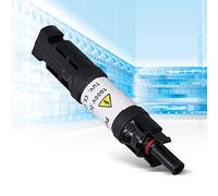 Sonew Conector de Diodo Solar de 2 Piezas, Soporte de Diodo de Bloqueo de Cable de Panel Impermeable IP67, Conector de Diodo Solar PV Macho Hembra