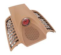 Sonew Conjunto de Panel de Instrumentos con Cronómetro 958 552 189 01 6W0 Reemplazo de Cubierta Beige para 2011-2017 (cronómetro rojo brillante)