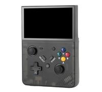 Sonew Consola de Juegos Portátil Retro, Reproductor Portátil con Pantalla IPS de 4,3 Pulgadas, Más de 20000 Juegos y Tarjeta de Memoria de 128 GB en Transparente (128GB)