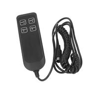 Sonew Controlador eléctrico universal de 4 botones para silla reclinable con enchufe de 5 pines, control remoto manual para base de sofá cama, interruptor de fácil reemplazo
