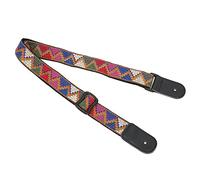Sonew Correa de Ukelele, Cinturón de Nailon con Extremos de Cuero, Kit de Accesorios para Instrumentos Musicales para Mayor Comodidad y (estilo 1)
