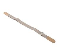 Sonew Correa para Ukelele Cinturón de Algodón y Lino con Hebilla Deslizante Mejorada para Mayor Comodidad y Durabilidad (gris claro)