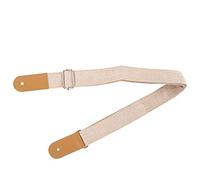 Sonew Correa para Ukelele Cinturón de Algodón y Lino con Hebilla Deslizante Mejorada para Mayor Comodidad y Durabilidad (Beige)