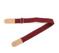 Sonew Correa para Ukelele Cinturón de Algodón y Lino con Hebilla Deslizante Mejorada para Mayor Comodidad y Durabilidad (rojo)
