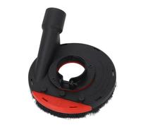 Sonew Cubierta de Molienda de 4 Pulgadas para Amoladoras Angulares 100-115, Cubierta de Filtración Eficiente para Pulido de Hormigón y Piedra (B-100H Rojo Negro)