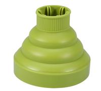 Sonew Cubierta Difusora Plegable de Silicona para Secador de Pelo, Herramienta de Peinado que Protege el Calor para Tipos de Cabello (GREEN)