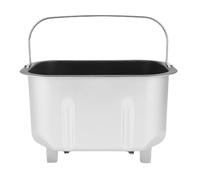 Sonew Cubo para Hornear de Máquina de Pan de Acero Inoxidable de Primera Calidad con Revestimiento Adhesivo y Diseño de Mezcla Doble, Paletas Internas y de Mezcla de Repuesto para Panificadora Casera