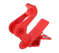 Sonew Dispensador de Cinta de Escritorio con Abrazadera de Mesa, Dispensador de Cinta Artesanal ABS Giratorio de 360° para Envolver Regalos, Uso en Oficina y Hogar, Herramienta Cortadora de sin (rojo)
