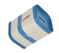 Sonew Estuche de Eliminación de Gran Capacidad con Cubierta de Hierro Desmontable para Barbería y Peluquería, Caja de Almacenamiento Segura y Reutilizable (BLUE)
