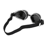 Sonew Gafas de Sol Vintage Steampunk de Doble Capa para Decoración de Fiesta con Cinturón en Bronce (#1) (#1) (#3)