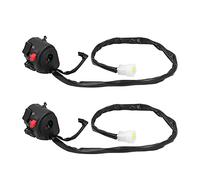 Sonew Interruptor de Manillar Universal de 2 uds., 0,9 Pulgadas, para Control de Giro y Bocina de Faro de Motocicleta