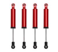 Sonew Juego de Aceite para Coche RC, 4 Piezas 100mm Amortiguador de (rojo)