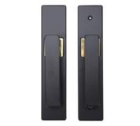 Sonew Juego de Palanca para Puerta de Entrada con Llave - Ideal para Exterior Interior Dormitorio Baño y Oficina Fabricado en Aleación de Aluminio con Cojinete Silencioso y Panel Ant