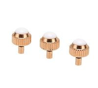 Sonew Juego de Relojes de 10 Piezas, Accesorio de Repuesto de Oro Rosa de Acero Inoxidable para Relojeros - 4 Mm