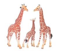 Sonew Juego de Simulación Educativa de Figuras de Jirafa de 3 Piezas para Niños Figuras de Acción Colección de Vida Silvestre