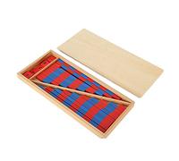 Sonew Juego de Varillas de Matemáticas Montessori para Educación Temprana | Coloridos Juguetes de Aprendizaje Numérico en Caja de Almacenamiento para Niños 3+