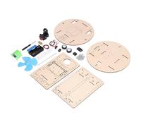 Sonew Juguetón Robot Aspirador de Madera de Haya para Niños, Kit de Montaje de Ciencia Educativa, Cumpleaños y Días Festivos