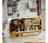 Sonew Kit de Casa de Muñecas Hechas a Mano en Miniatura de Bricolaje para Entusiastas de la Elaboración de la Artesanía - Ramble en Invierno Tema con Cuaderno para Mensajes Personalizados - Tamaño
